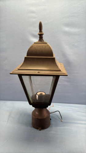 Unused Square Post Light for Outdoor Use