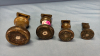 (4) Brass Weights - 3