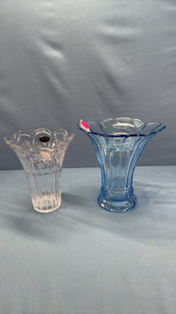(2) Glass Vases