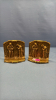 Pair of Brass Book Ends