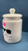 4 PC Pottery Cannister Set - 3