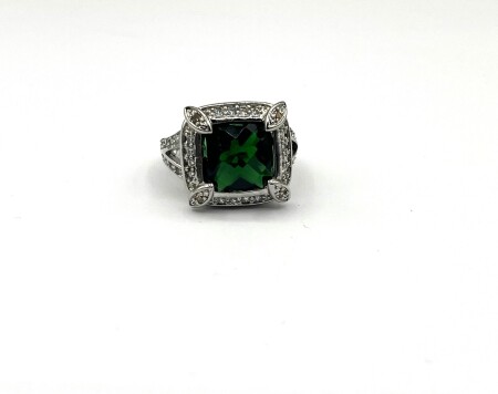 Synthethic Emerald fashion Jewellery Ring