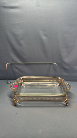 Glass Cake Pan with Stand