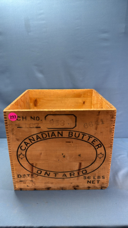 Wooden Butter Box