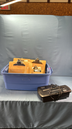 Aurora Paper Shredder & Qty of Clip Boards