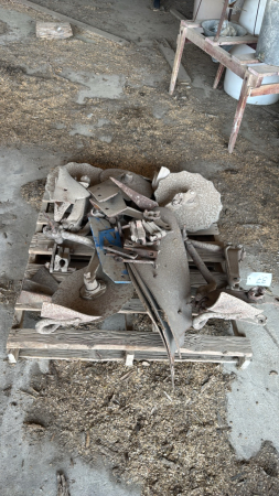 LOT OF TRAIL PLOW PARTS