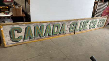Canada Glue Co Ltd 2 Piece Wooden Sign