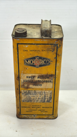 Motorco GM 1 Gallon Shock Absorber Fluid Tin