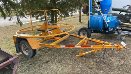 Single Axle Reel/Cable Trailer