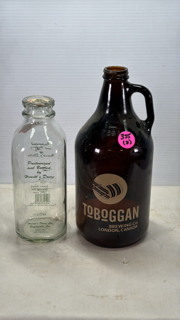 Hewitt's Dairy & Toboggan Brewing Bottle
