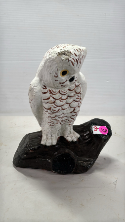 Concrete Owl Ornament