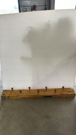 58in Wooden Coat Rack