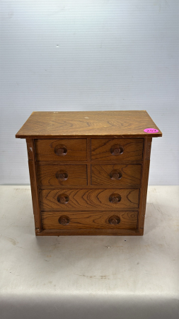 6 Drawer Wooden Jewellery Box