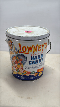 Lowneys Candy Tin with Lid