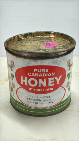4LB Honey Tin