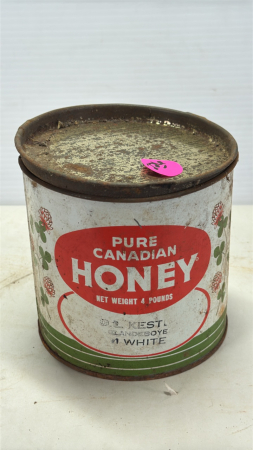4LB Honey Tin
