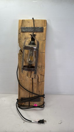 Wooden Rustic Wall Fixture