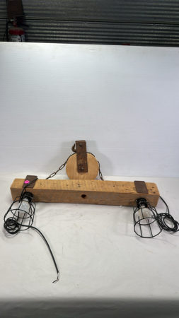 Rustic Hanging Lamp