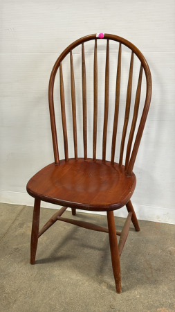 Spindle Back Wooden Chair