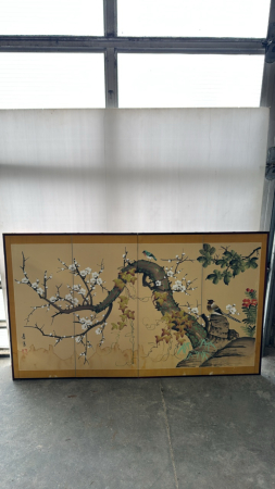 Folding Oriental Themed Mural