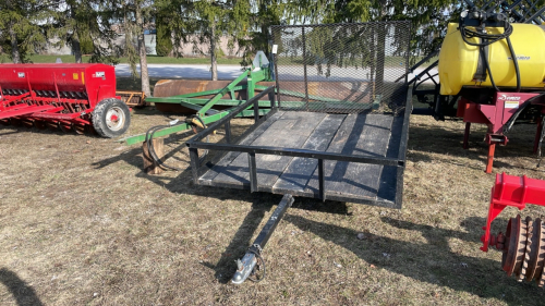 8ft 6ft Single Axle Trailer w/Ramp