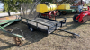 8ft 6ft Single Axle Trailer w/Ramp - 2