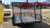 8ft 6ft Single Axle Trailer w/Ramp - 4