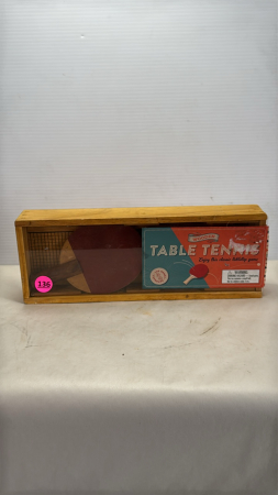 Wooden Table Tennis Game in Dovetail Box