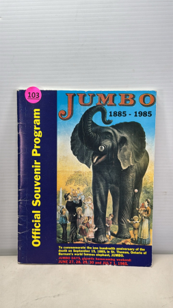 Jumbo Souvenir Program 1885-1985