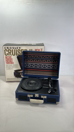 Crosley Cruiser II Battery Powered Turntable