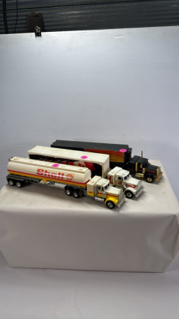 (3) Plastic Highway Semi's