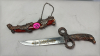Decorative Hunting Knife in Sheath - 3