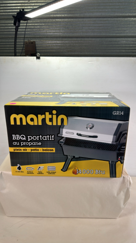 Martin Portable Propane BBQ with Stand