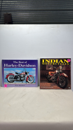 (2) Hardcover Motorcycle Books