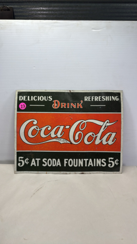 Repro Coke Tin Sign