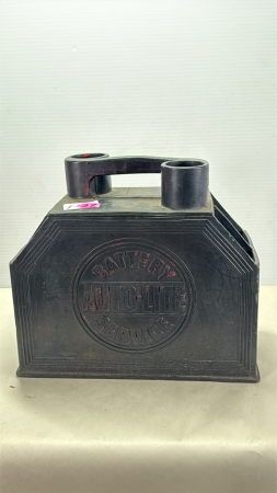 Vintage Auto-Lite Battery Service Container