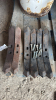 LOT OF 6 CHISEL PLOW POINTS