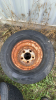 SET OF 4 HEADER CART TIRES AND RIMS - 6