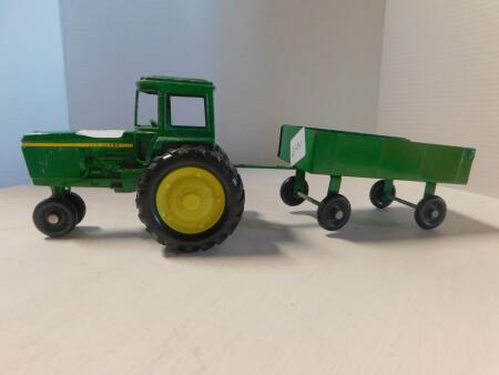 John Deere Tractor w/Cab & Wagon