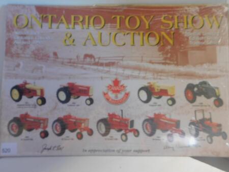 Ont. Toy Show Poster signed by J. Ertl, D. Vincent