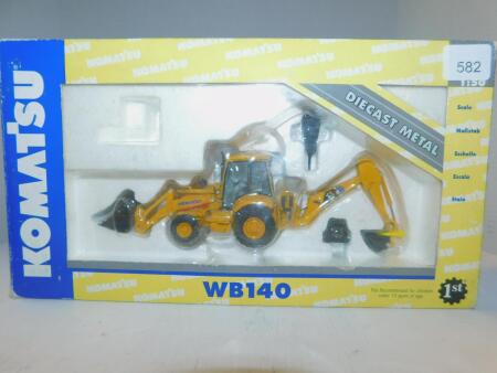 1/50 First Gear Komatsu WB140 T.L.B.
