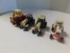1/64 Lot of 4 Asst Case Tractors