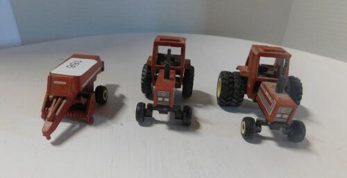 1/64 Hesston Tractors & Baler, Ertl & Mini Toys