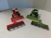 1/80 International & John Deere Combines