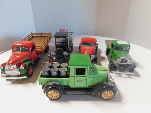 Lot of 5 Assorted Ford & Chevy '40's Era Trucks