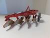 1/16 Tru Scale Red 4 Furrow Plow - 2
