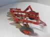 1/16 Tru Scale Red 4 Furrow Plow - 3