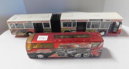 Set of 2 Coach Style Buses