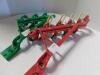 1/16 Ertl IH 4 Furrow Plow & Green 3 Furrow Plow - 2