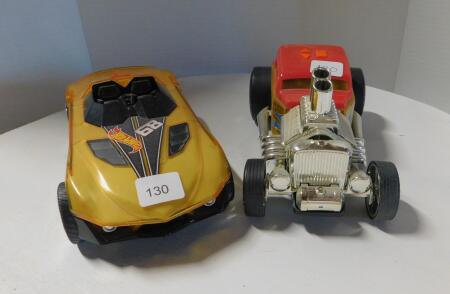 Hot Wheels Plastic Corvette & Ford Coupe